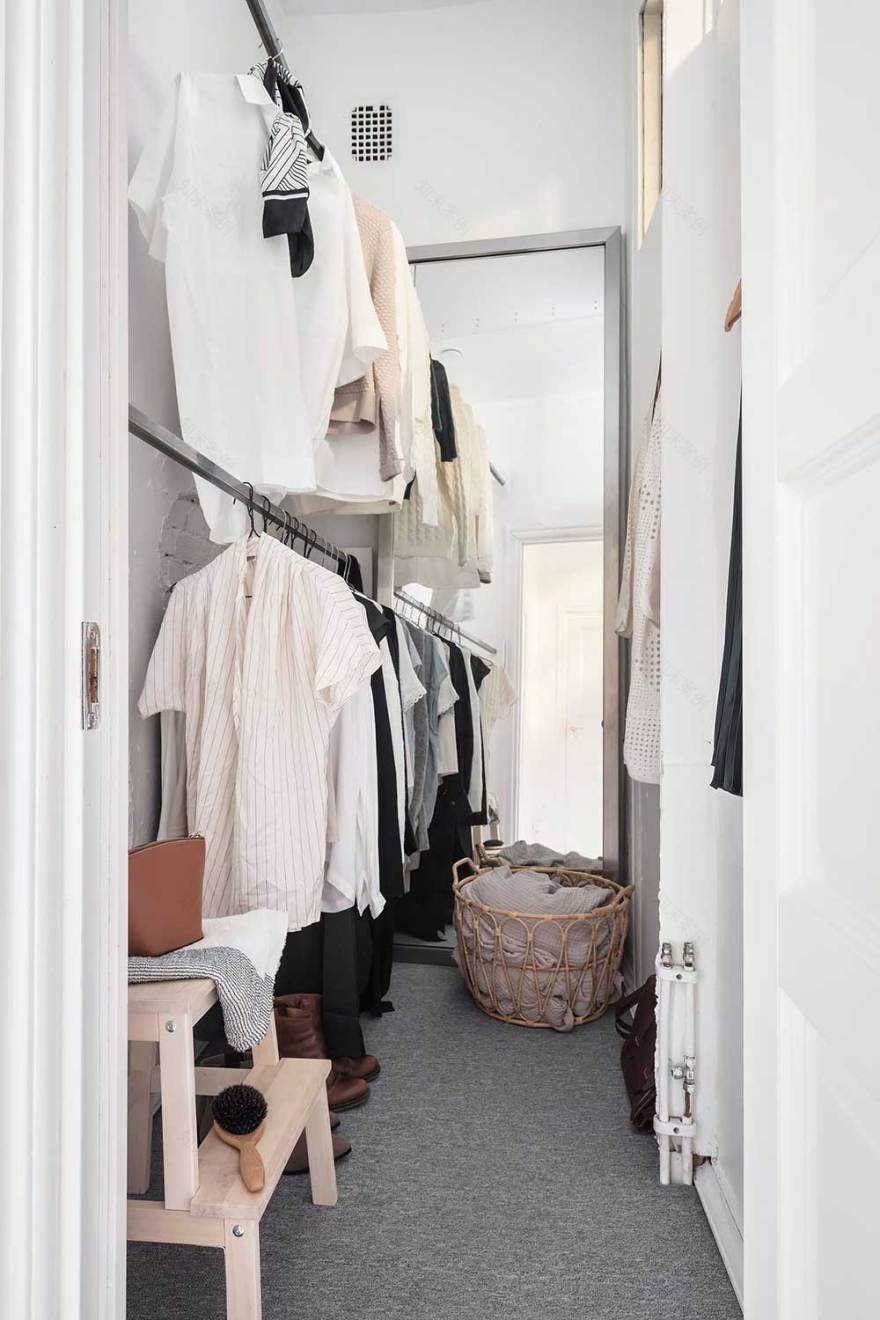 瑞典 38 平方小白公寓,loft 风格设计亮点评析-30