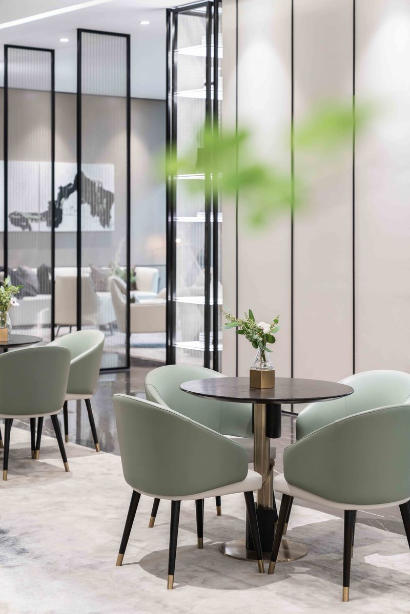 弘阳常州遥观售楼处——“水”主题景观室内设计-7