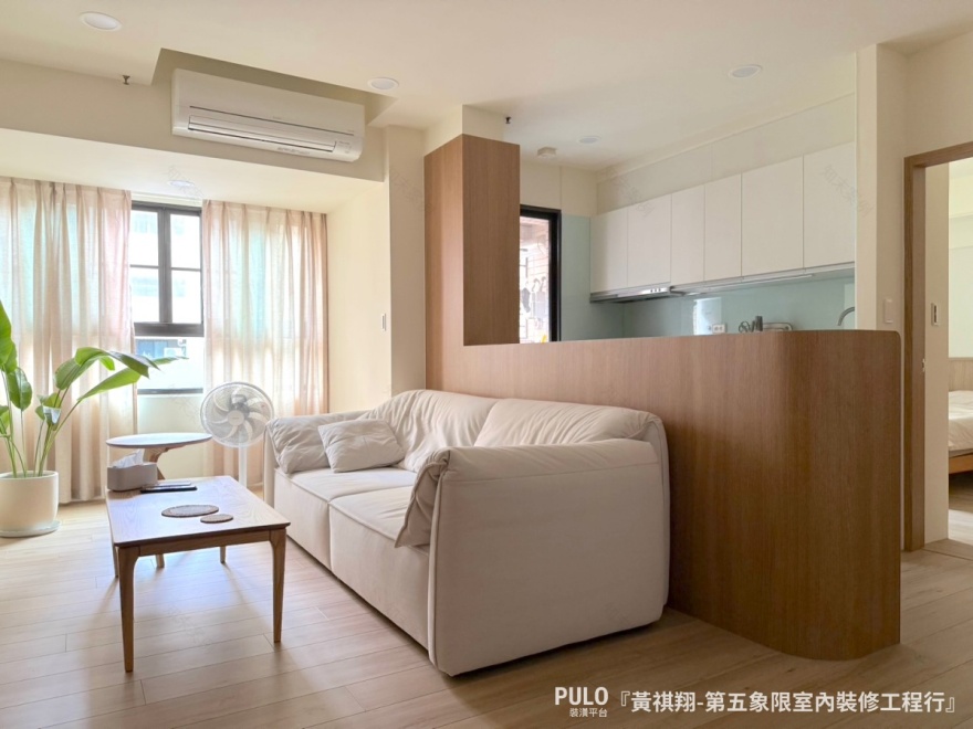 15坪高雄无印风中古屋装潢丨中国高雄丨第五象限室内装修工程行-26