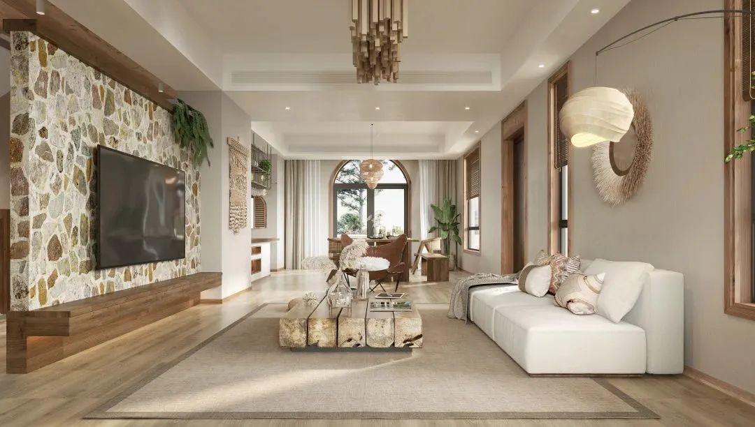 碧云尊邸现代度假空间设计丨中国上海丨尚层别墅装饰-5