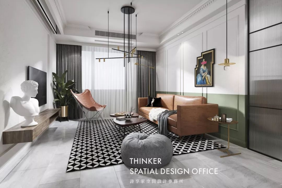 轻奢复古绿,银泰御华园的精致生活-48