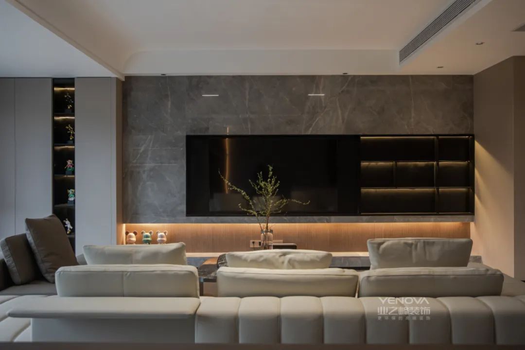 两河森林 143㎡美式轻奢之家丨业之峰-54