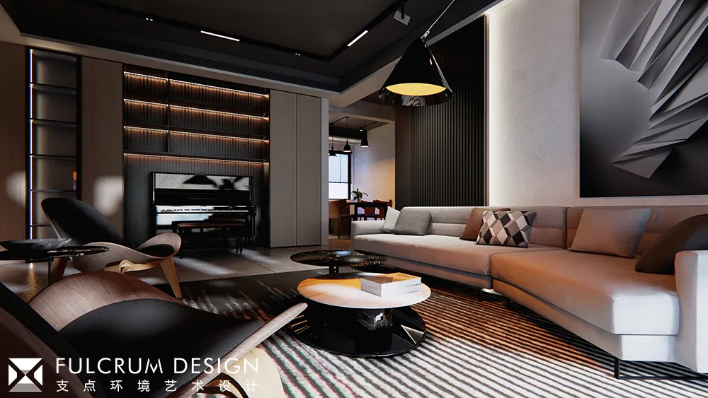 老房逆袭 · 现代台式光影之家丨美国凤凰城丨支点环境艺术设计-38