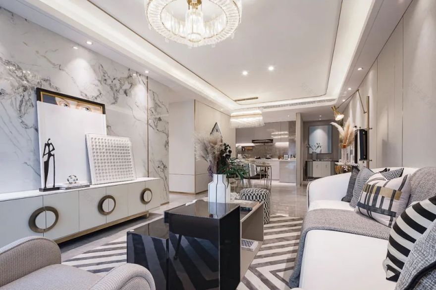 金科恒信集美天宸 | 克莱因蓝的轻奢美学空间-40