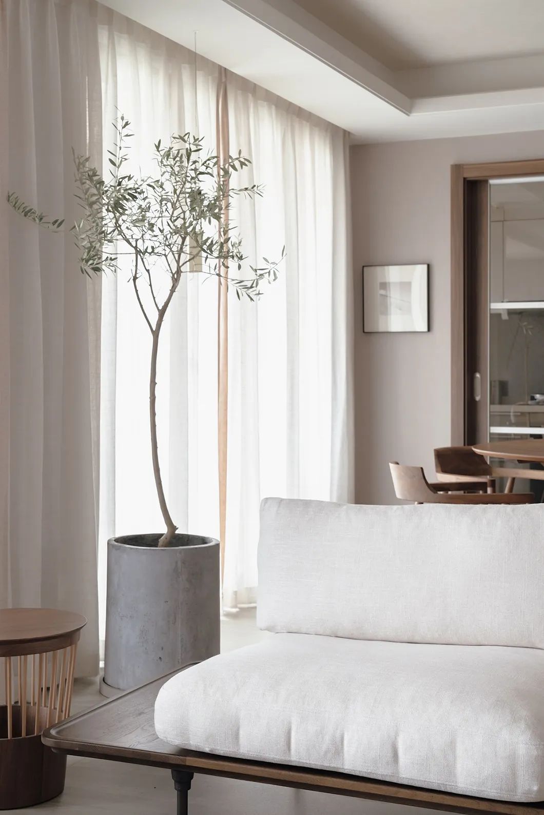 极简原木+禅意!打造通透互动的舒适家居空间-59