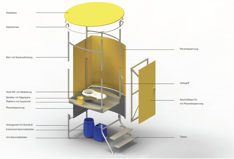 移动干式导流厕所丨尼日利亚拉各斯丨FABULOUS URBAN-45