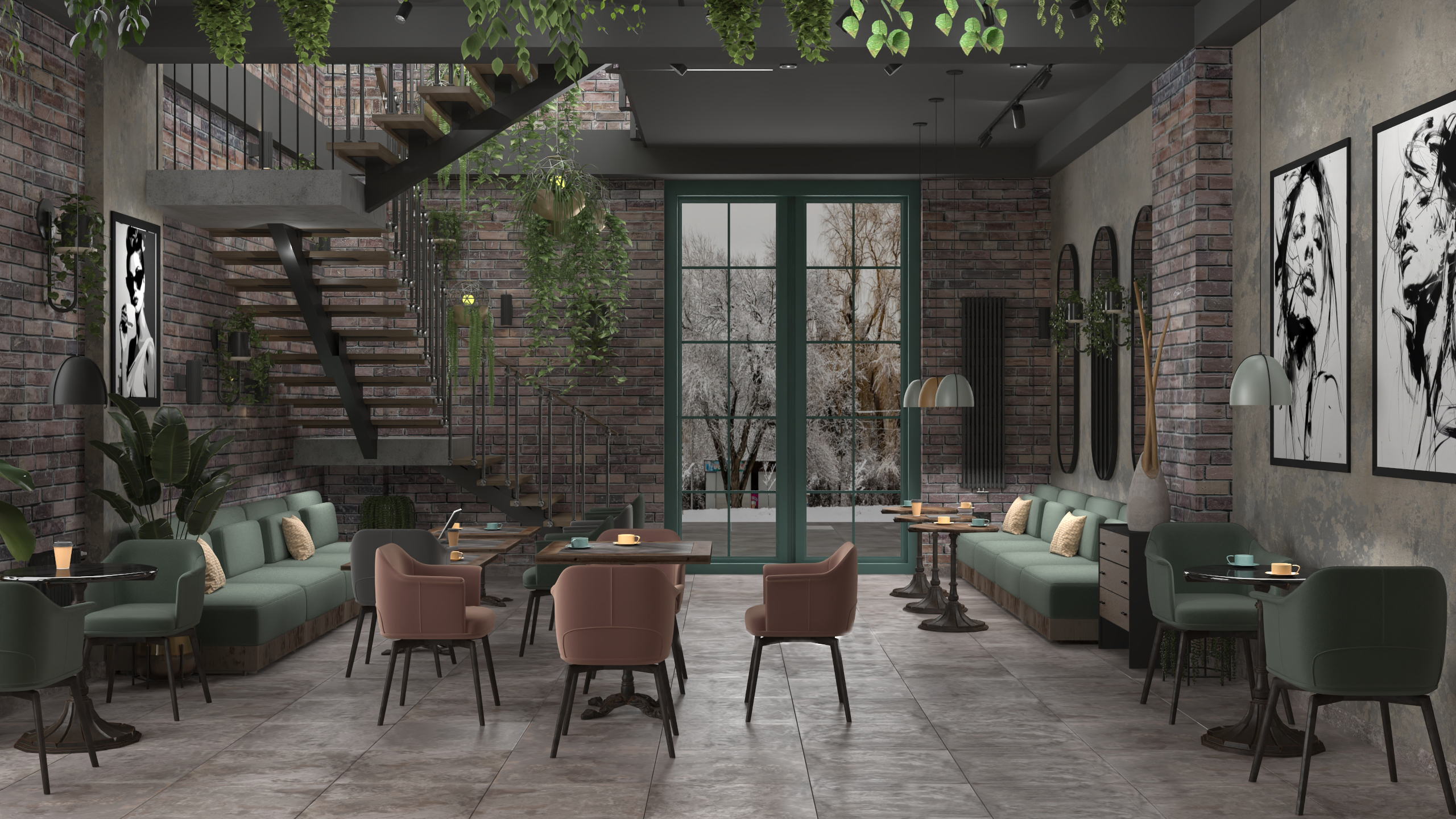 Cafe - Loft Design-3