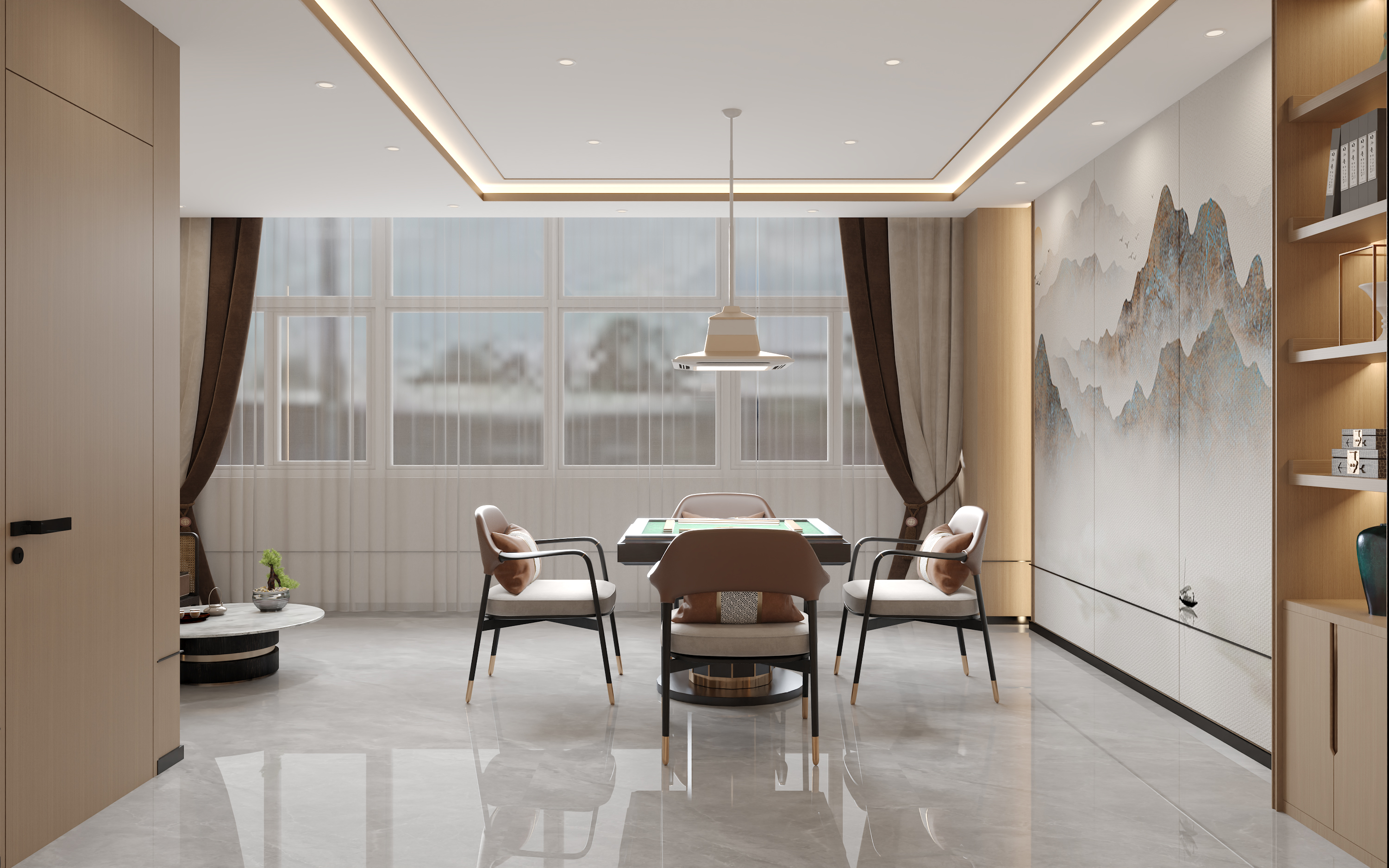 银川钏拾叁茶楼装修设计丨中国银川丨银川装修公司-49