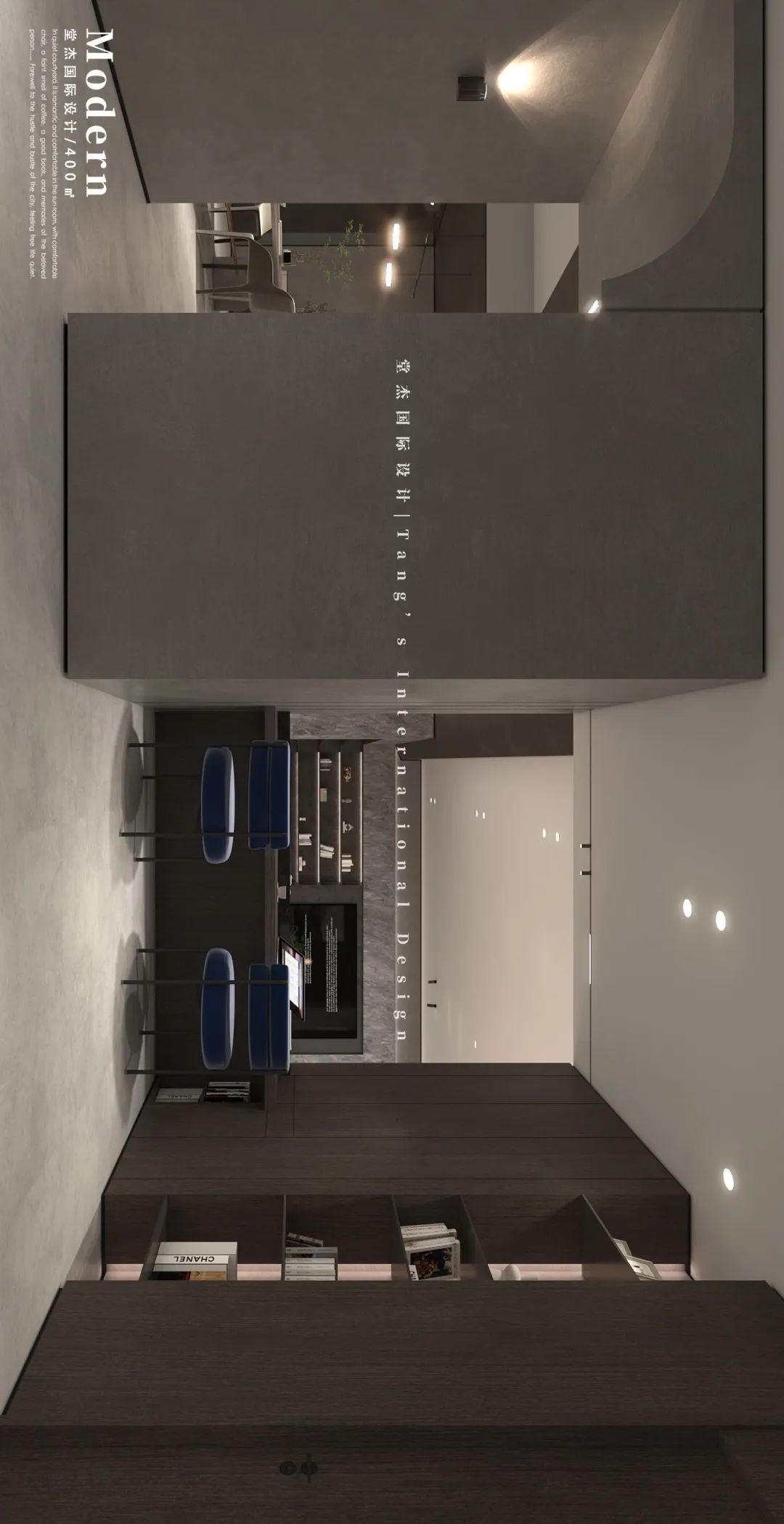 400㎡现代艺术空间丨堂杰国际设计-14