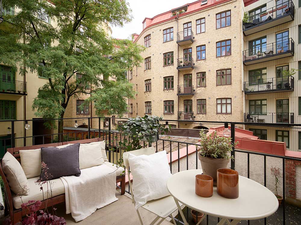 瑞典清新简约一居设计，自然光影打造轻盈空气美居-17