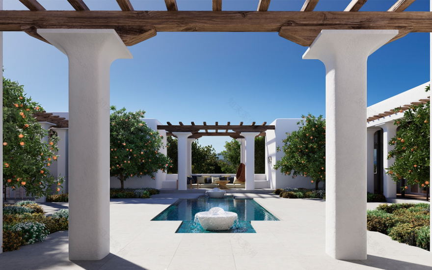 18 位建筑大师的伊维萨岛私人别墅设计,自然融入奢华-120