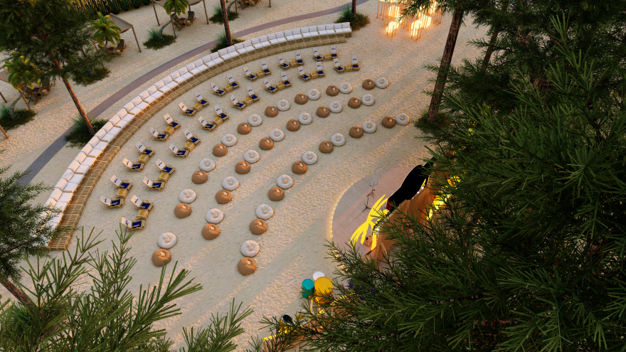 Lata Sunset 海滩舞台绿洲-2