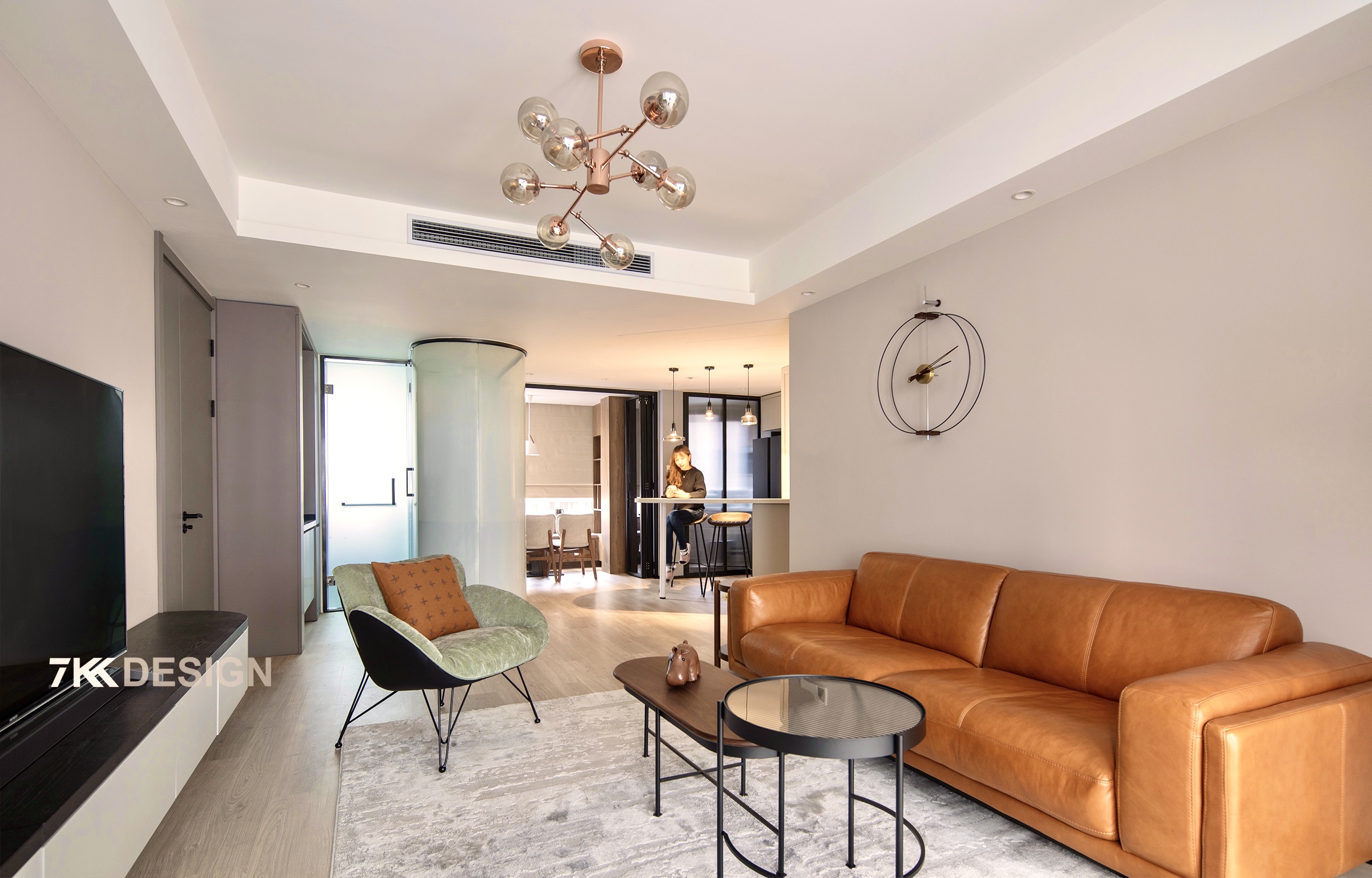 82㎡两居室打造高级质感,科技炫酷的现代北欧风之家-28