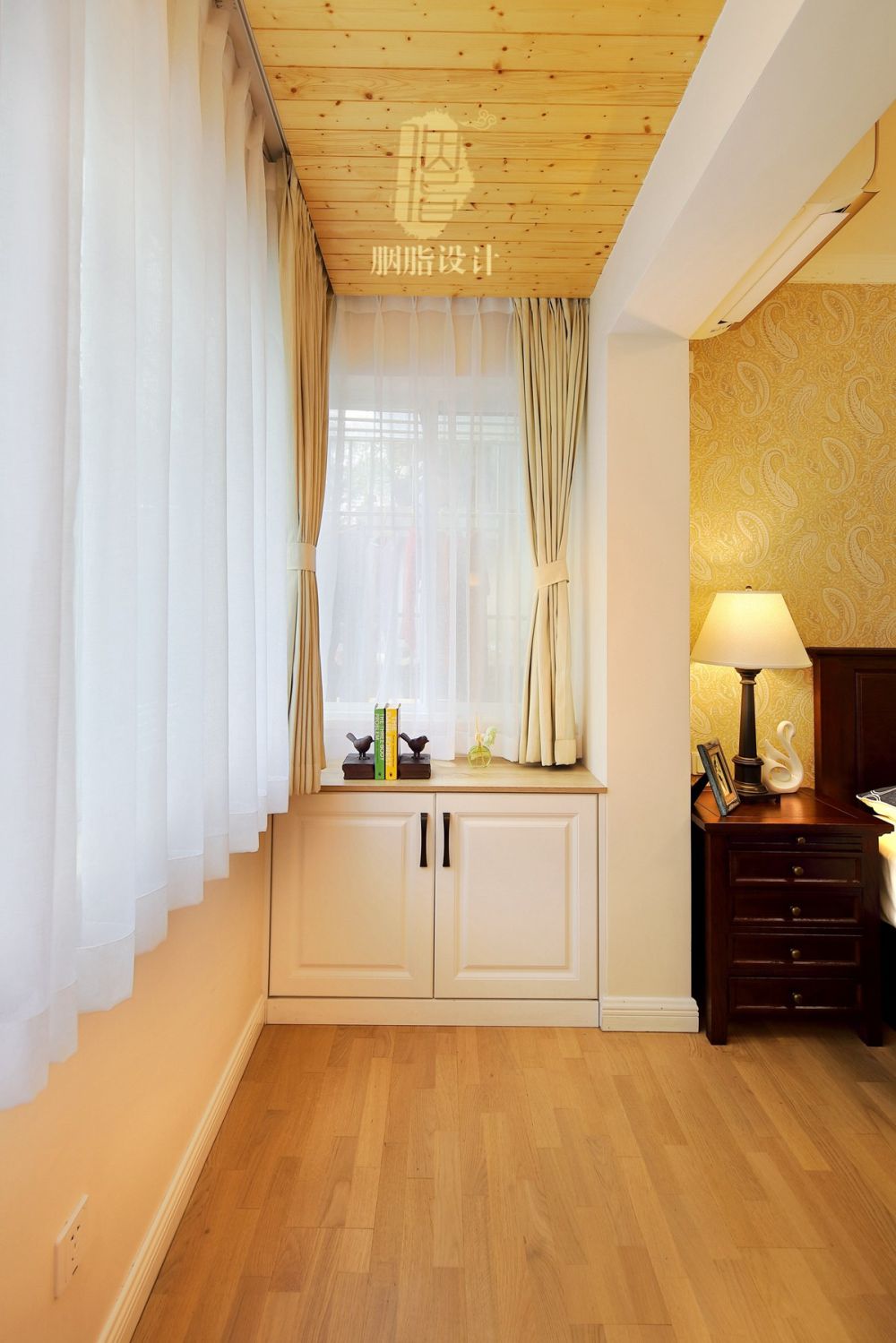 华南理工“莘莘学府”绿荫下 | 旧房翻新成美式乡村风-46