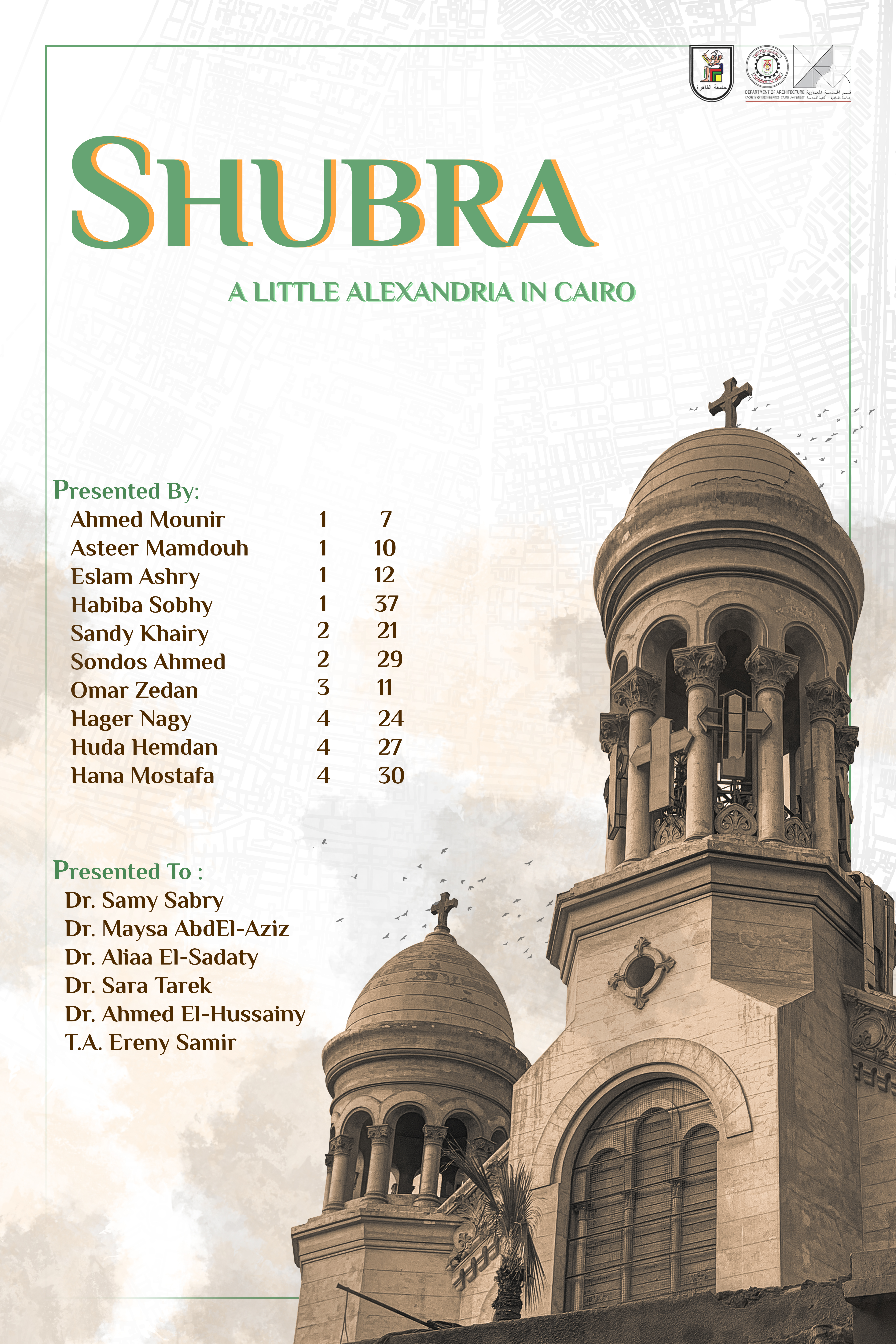 Shubra 城市设计丨埃及开罗丨开罗大学工程学院建筑系-7