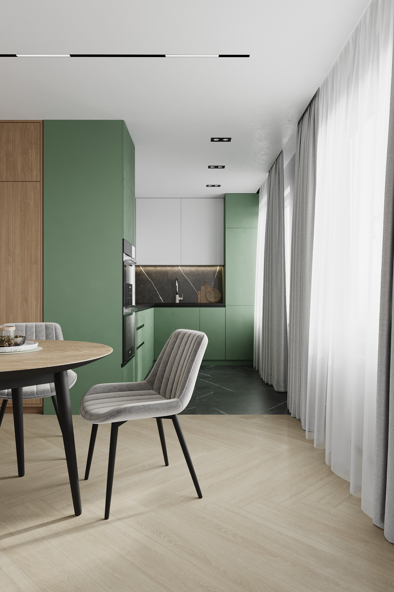 Bright apartment - 3D visualization | Interior design-14