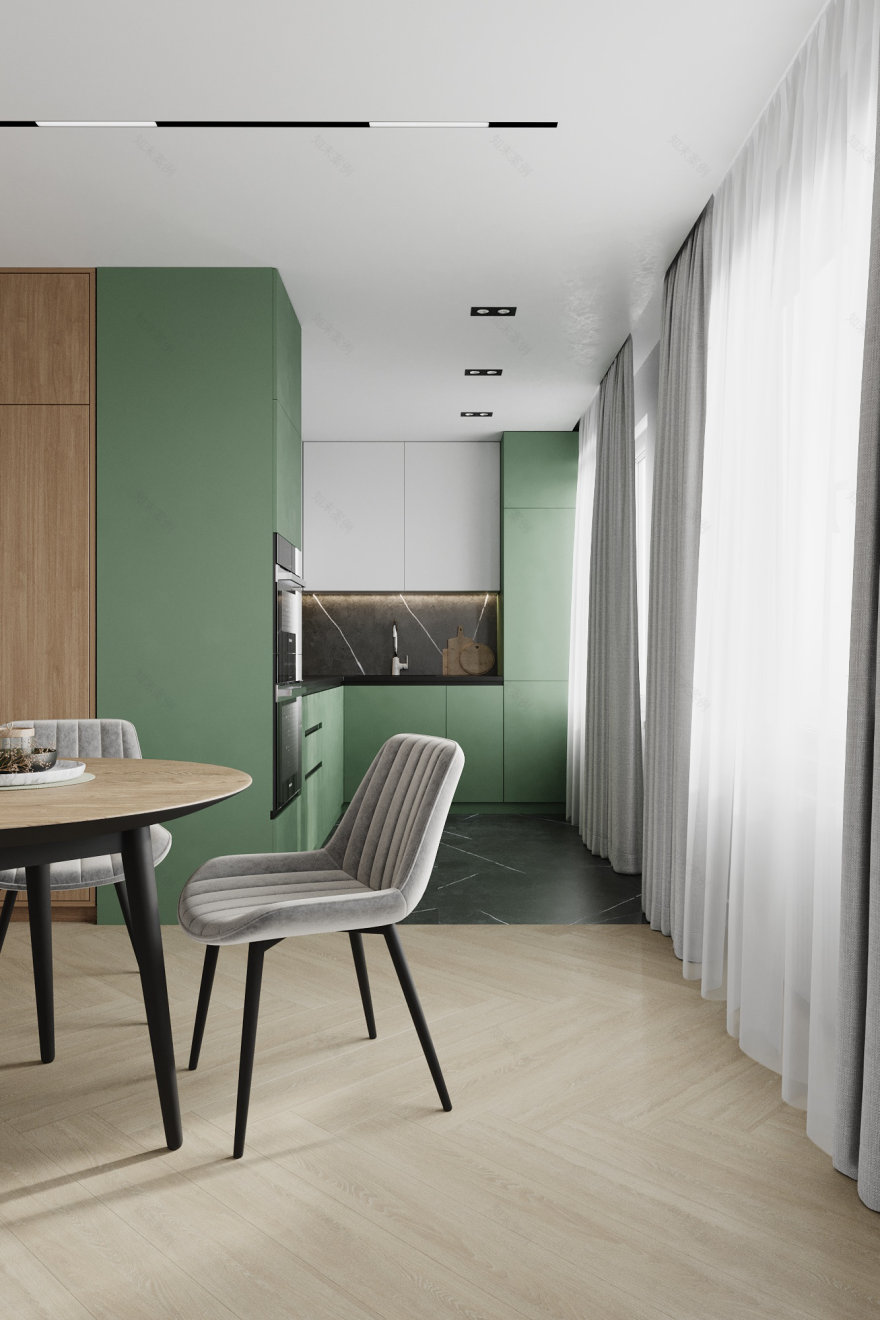 Bright apartment - 3D visualization | Interior design-14