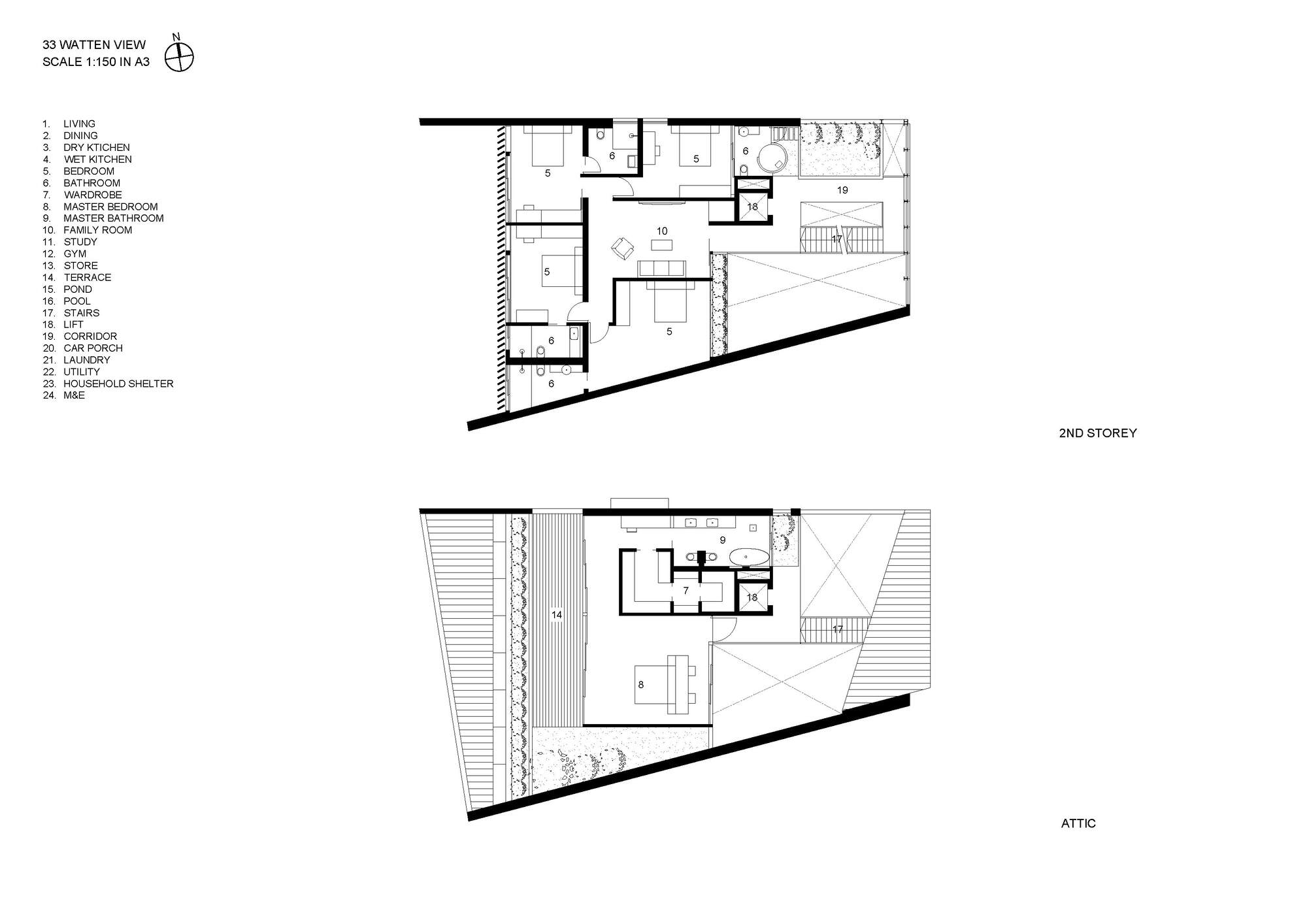 外部在房子里丨新加坡丨HYLA Architects-31
