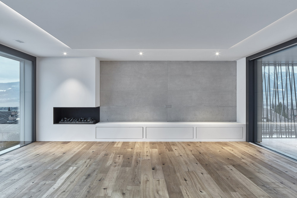 瑞士 Berna 住宅 | 融入景观的三层雕塑式建筑-31