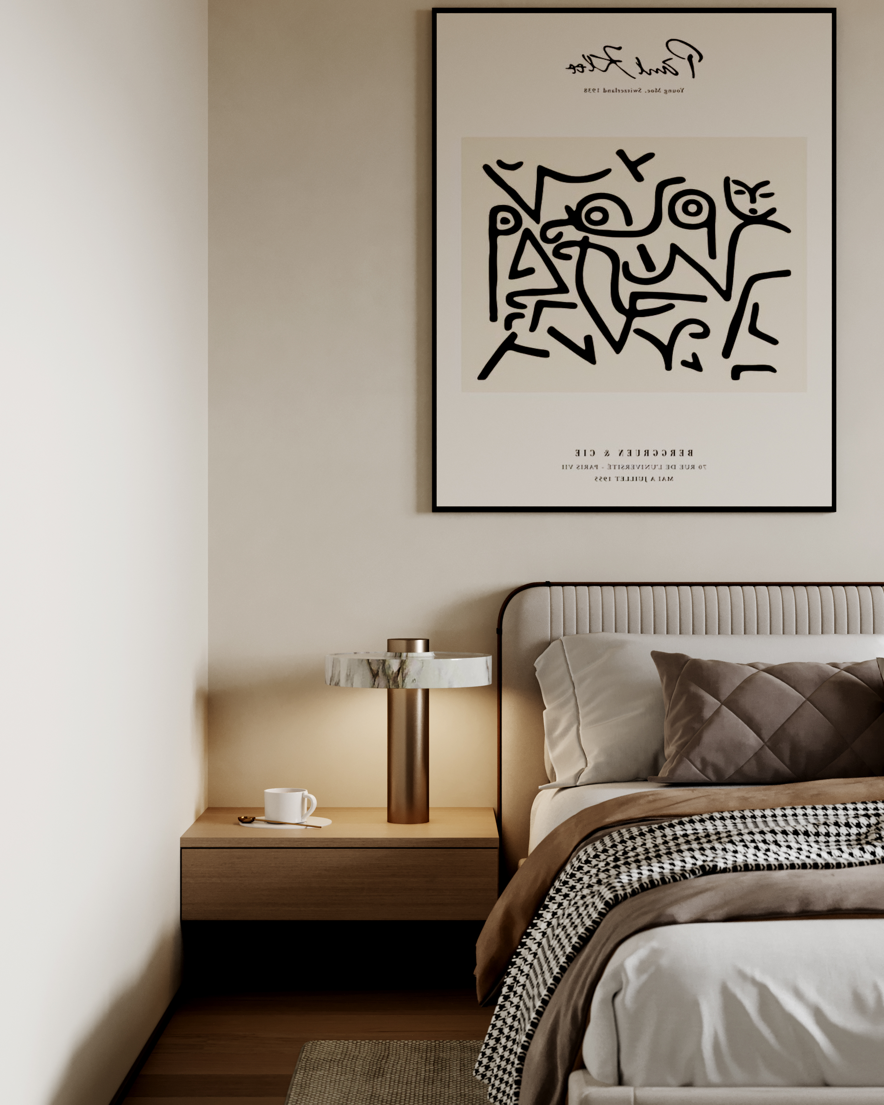 奶油风空间表现-18