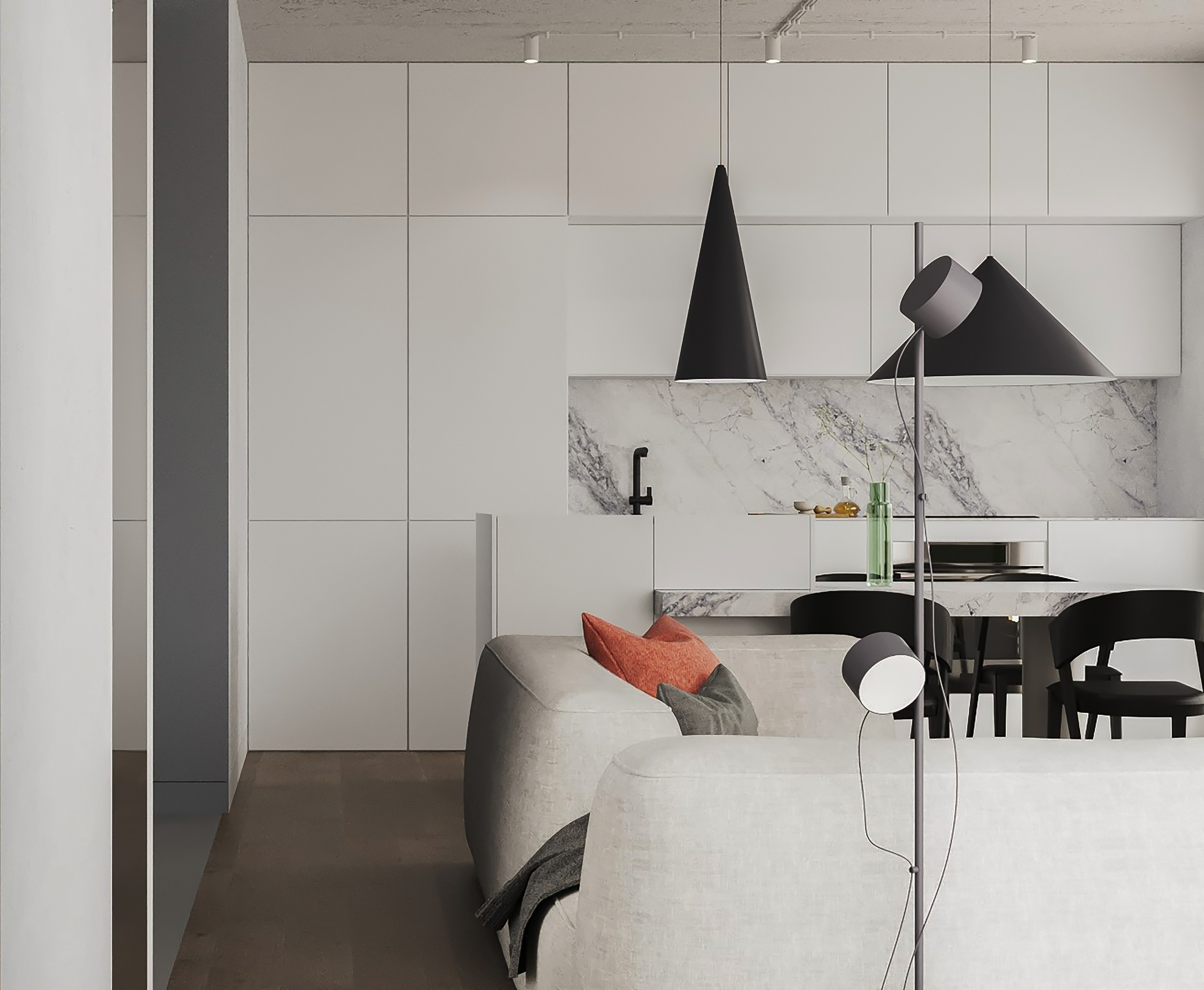 高级色系公寓设计 永不过时的配色-5