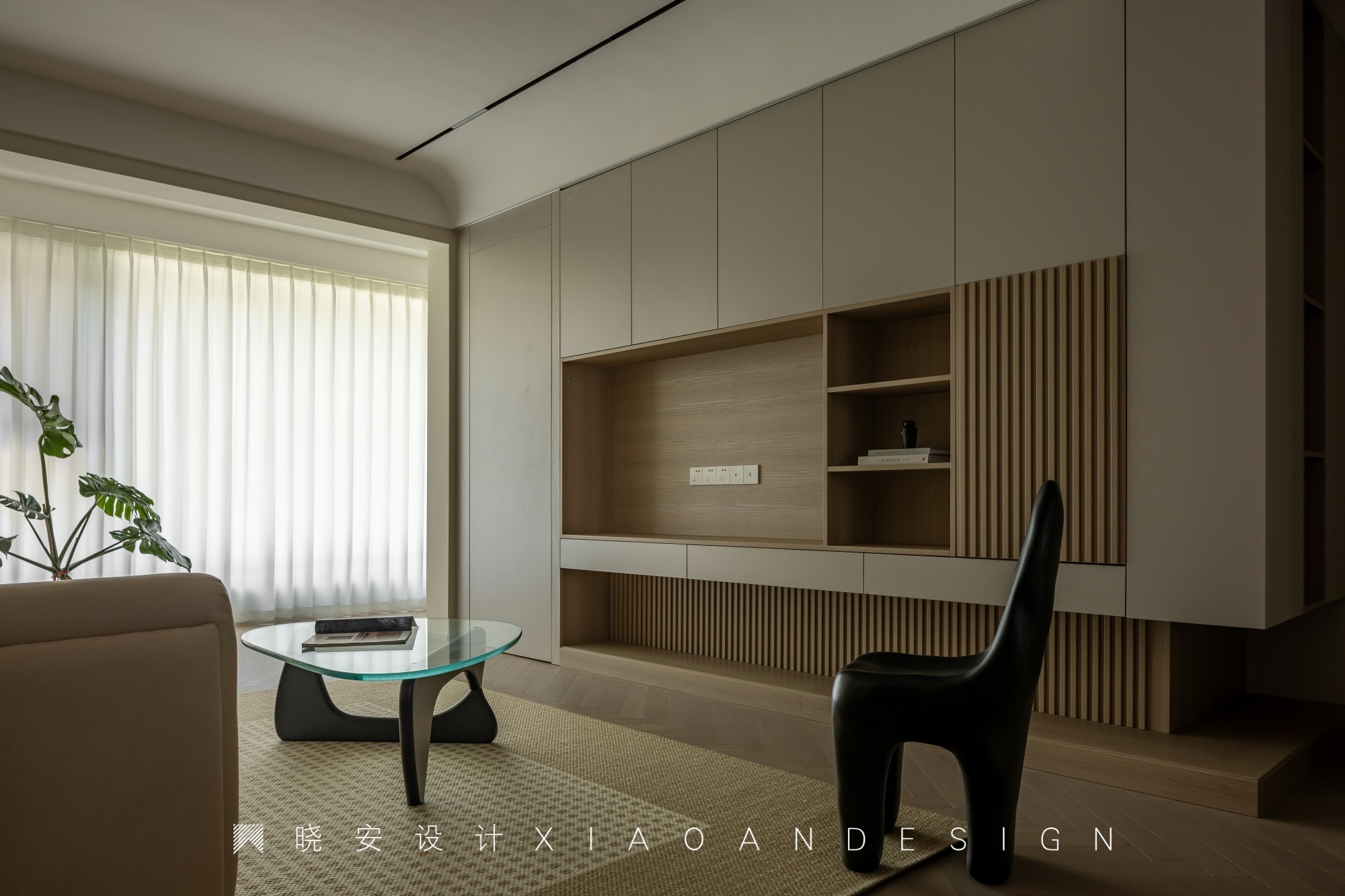 木元素+奶油质感的家丨晓安设计-20