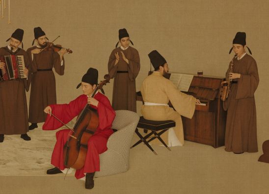 《韩熙载夜宴图》古今穿越设计,尽显生活美学-4