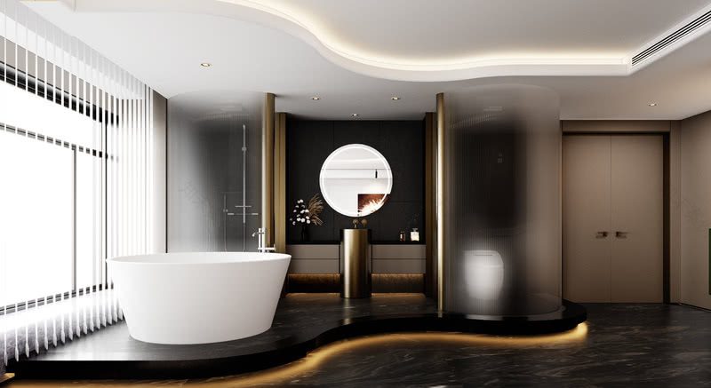 绿地·达沃斯公馆海景大平层设计丨菲律宾达沃-21