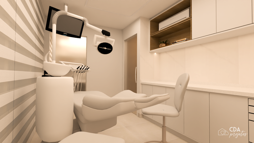 Consultório odontológico moderno e acolhedor | CDA Projetos - Casa das Amigas-10
