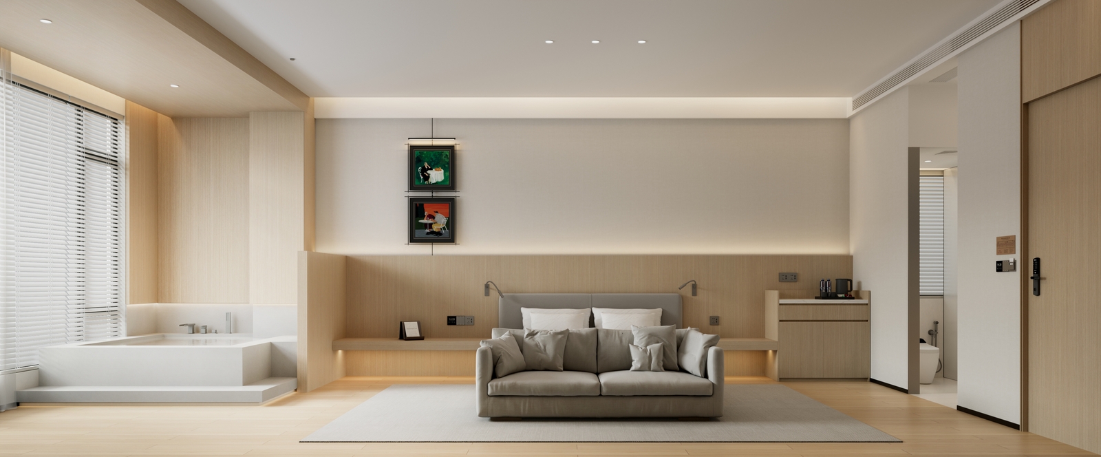 现代原木民宿&酒店设计效果-15