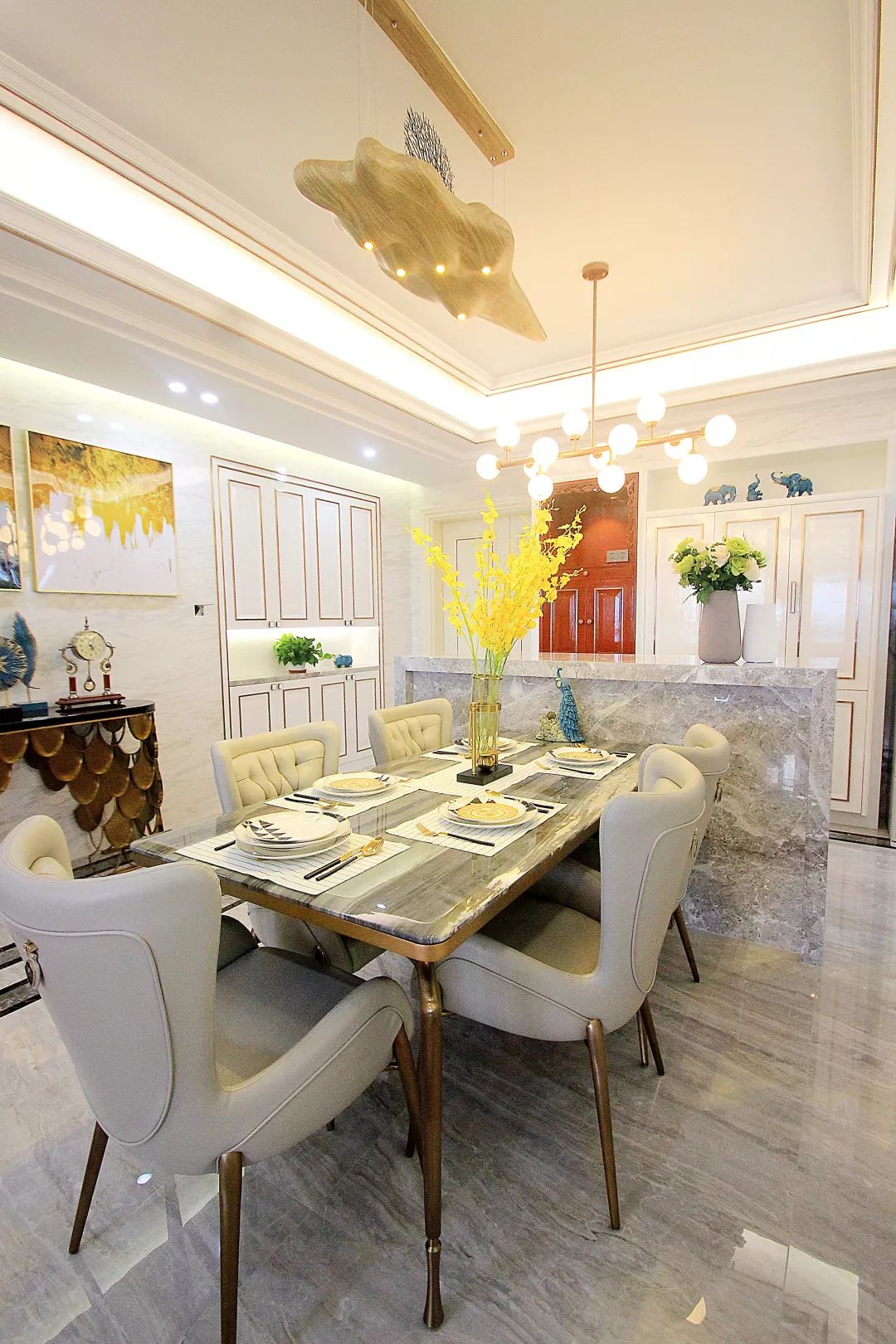 新外滩 1 栋梁总雅居 后现代轻奢风装修设计-18