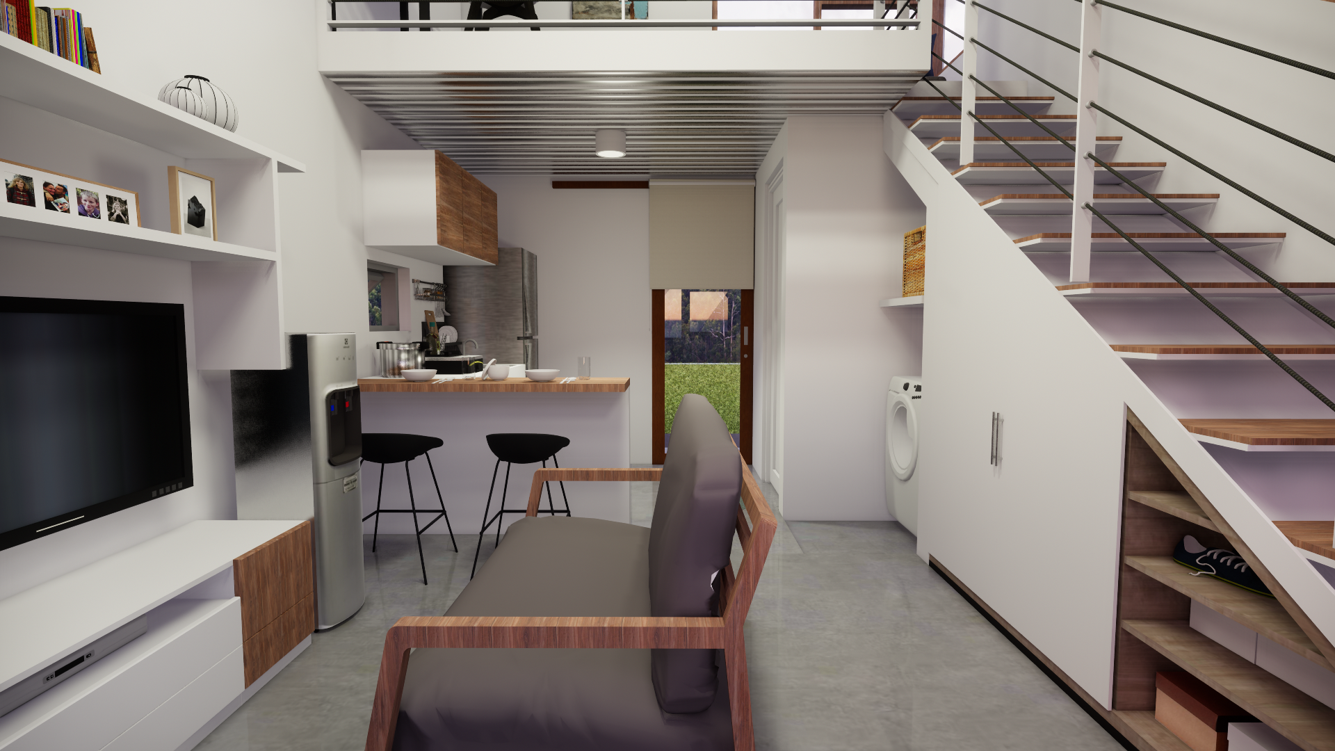 3D Rendering Compact House-1