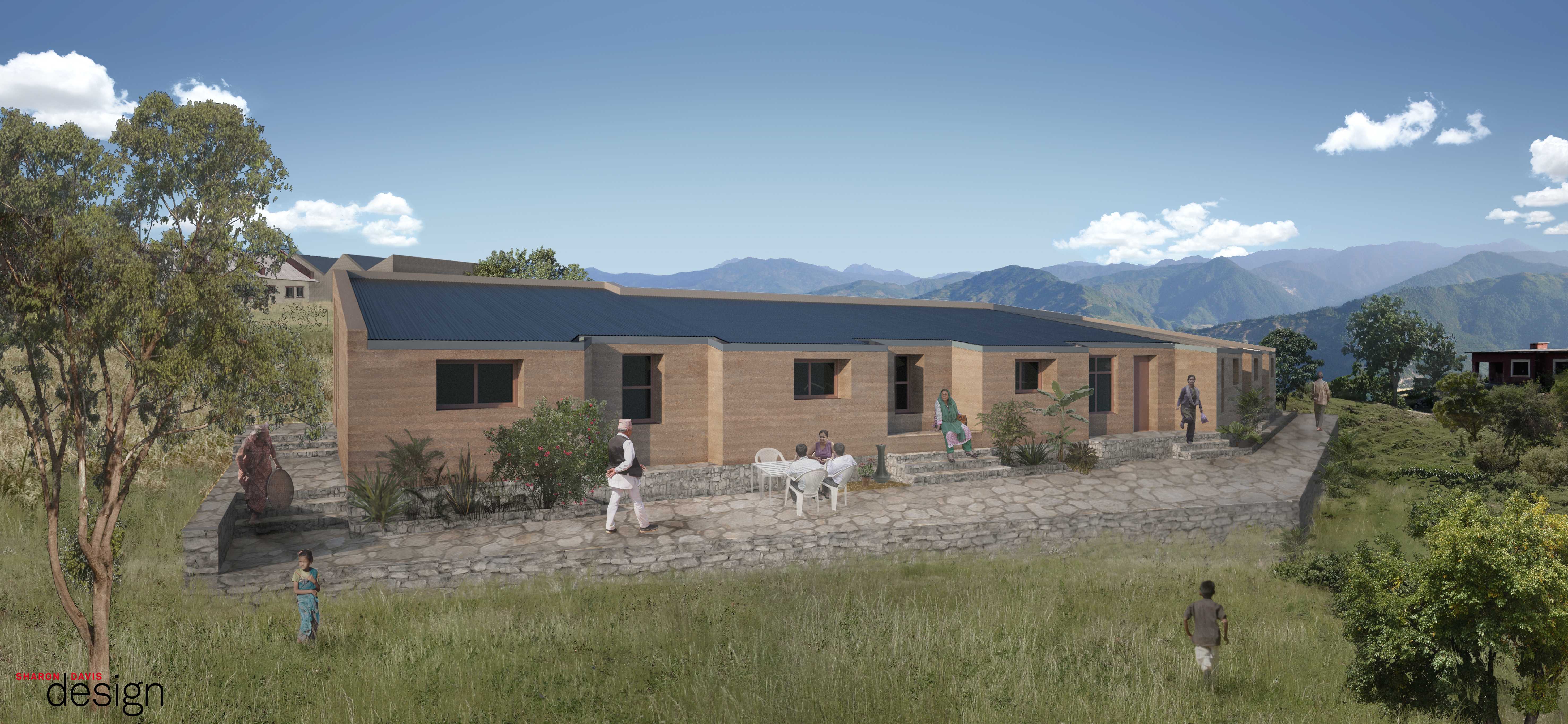 尼泊尔巴拉帕塔医院绿色环保设计-2