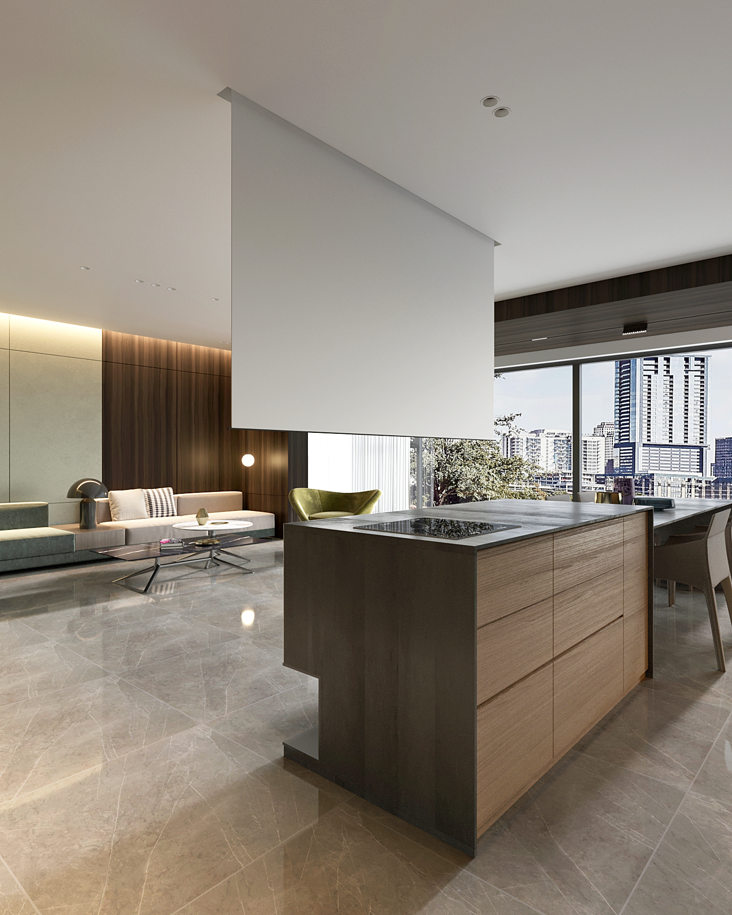 绿豆与玫瑰红的撞色之美-10