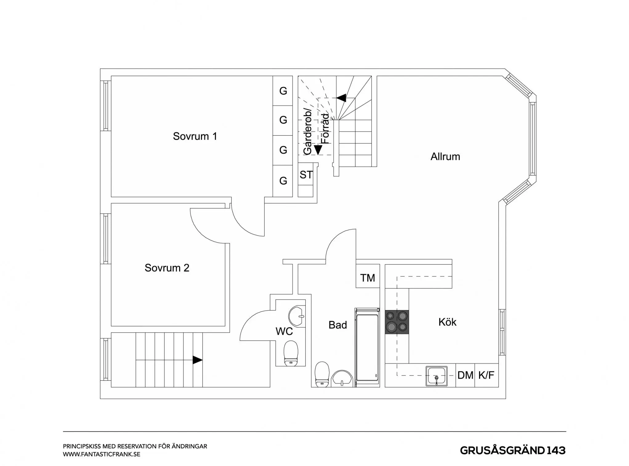 瑞典都市复式公寓 | 色彩与开放厨房的完美融合-18