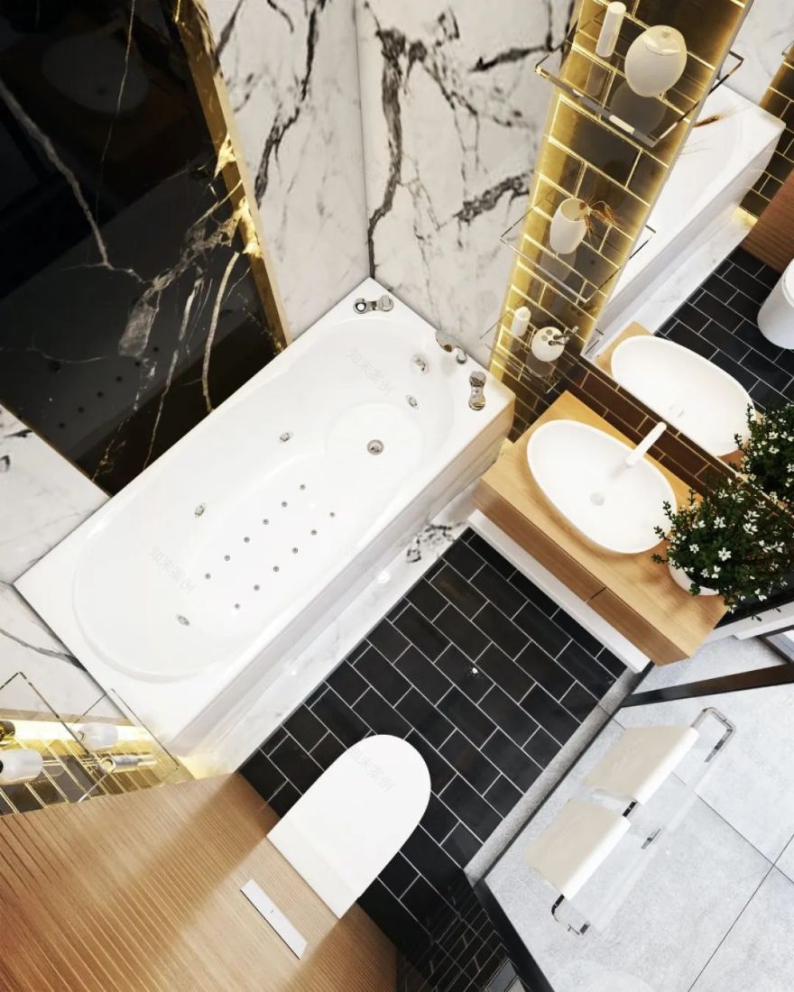 伊朗 800㎡简约别墅,东西向规划保通风-41