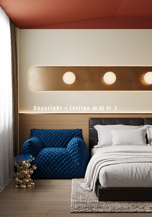 色彩丰富的酒店客房，缤纷而热烈-2