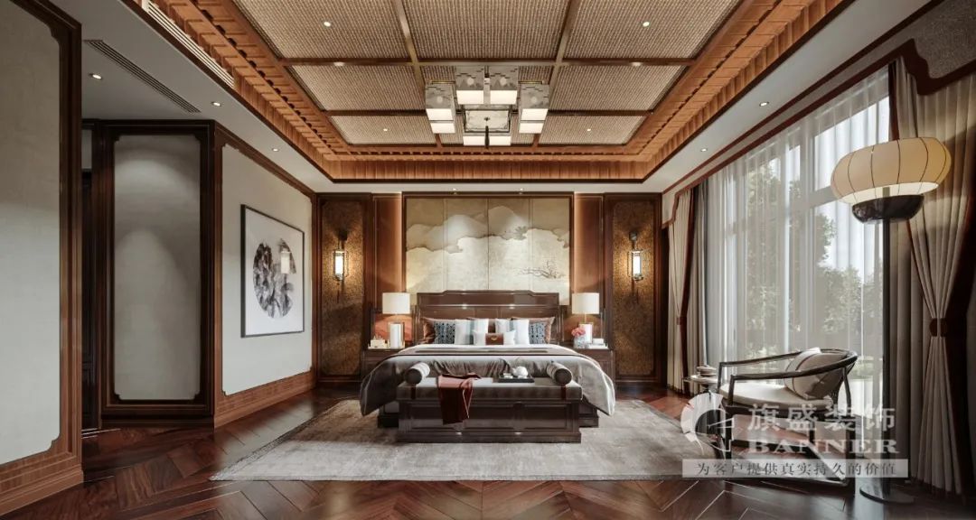 白桦林团圆新中式设计丨旗盛-29