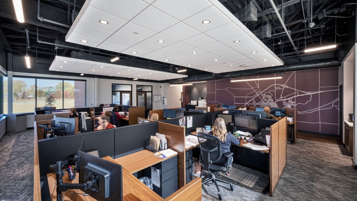 比普斯州立银行各办事处丨美国亨廷顿丨Design Collaborative-8