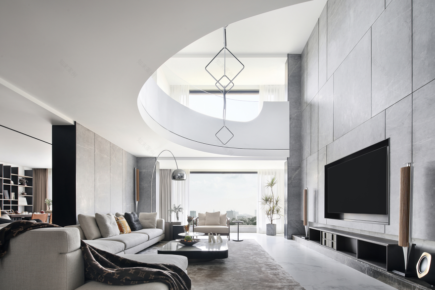 余颢凌新作|成都麓湖 330㎡ 大平层,书写温润与优雅-117