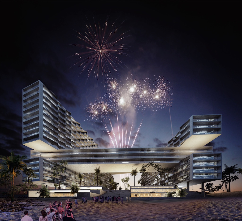 坎昆酒店区,乌舒亚将面向天国加勒比海建造-0