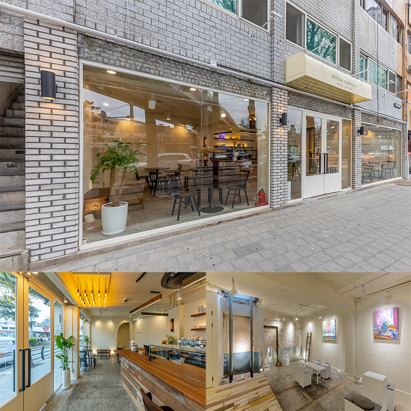 40 平米极简咖啡厅 | 白色与木质的完美融合-1