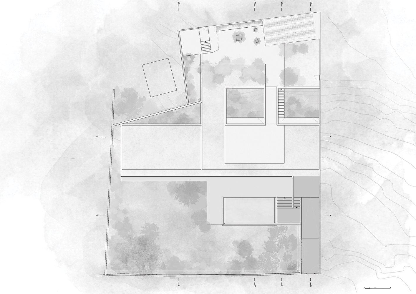 格鲁吉亚单材料混凝土住宅丨NOA Studio-15