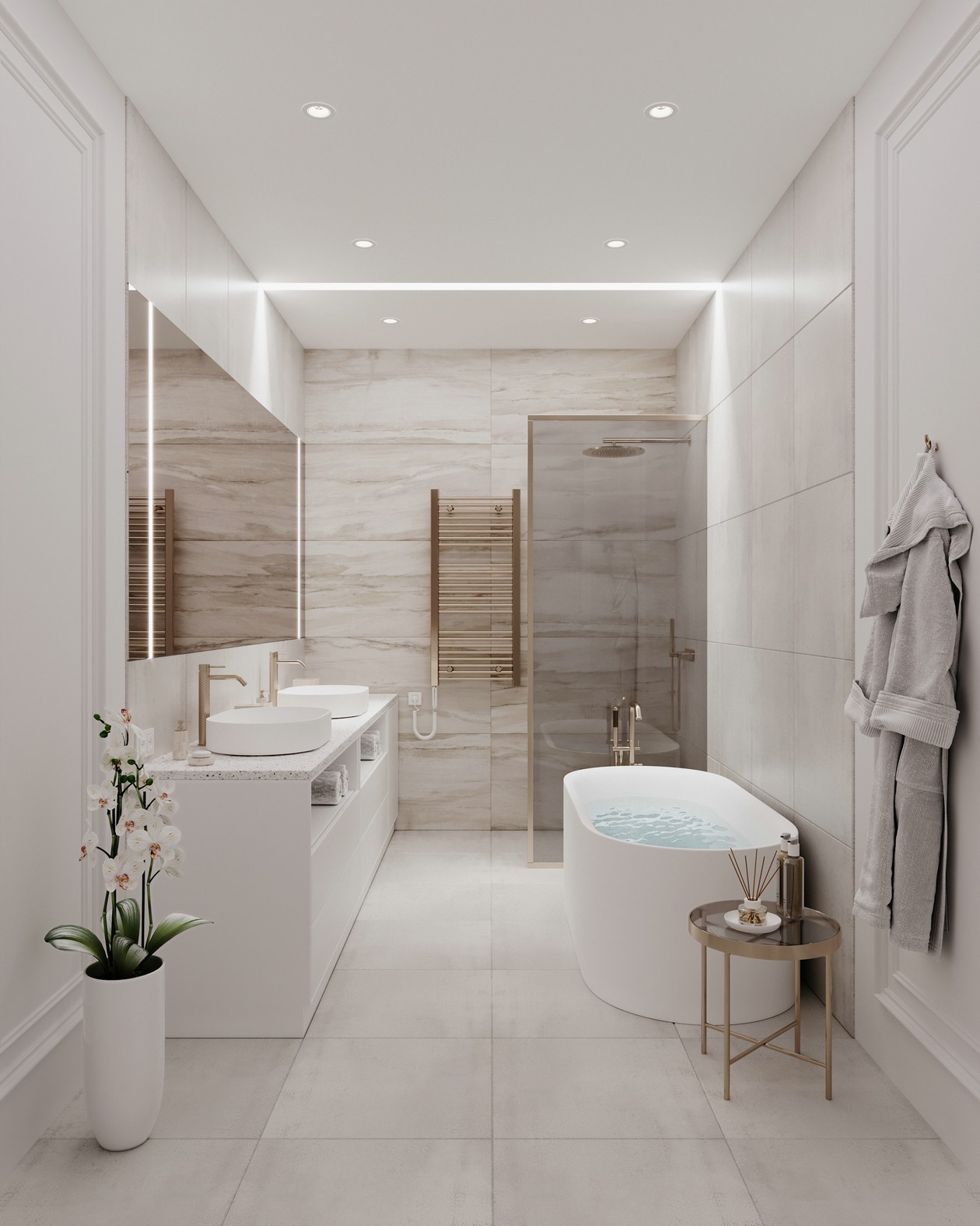 白+灰极简风，让空间更有“型”！-10