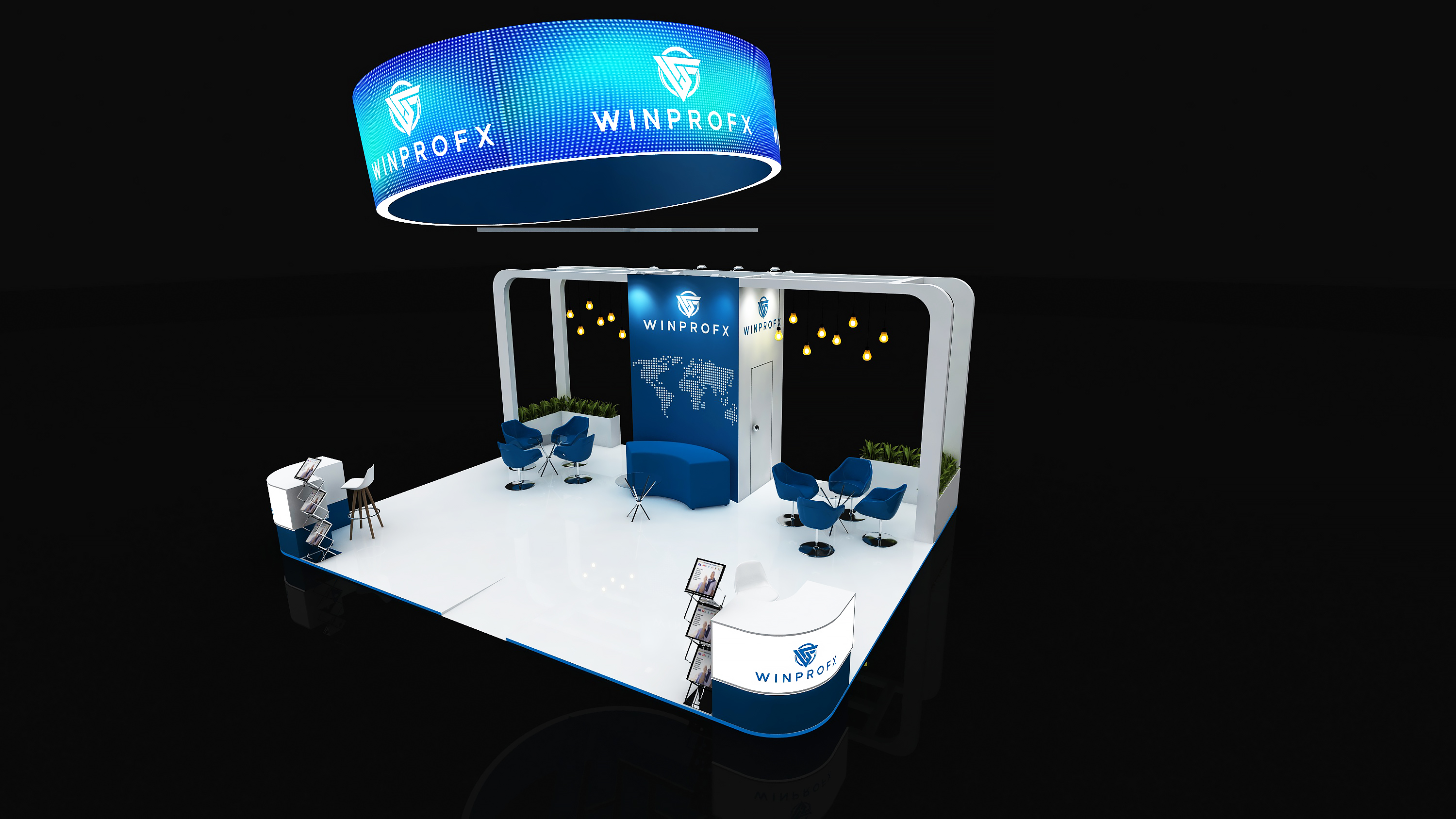 WINPROFX 8X6 STALL DESIGN IN DUBAI-6