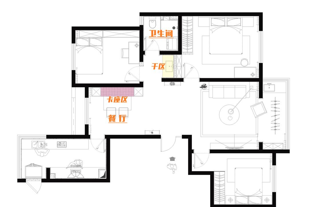 温馨小三室,打造实用储物空间-22