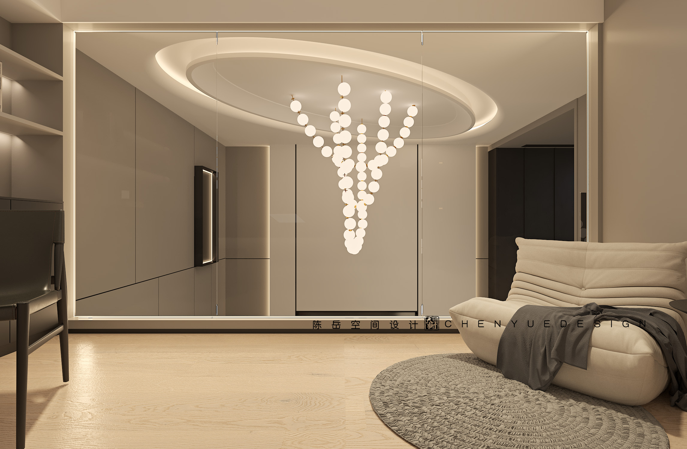 招商天府玺底跃350㎡意式极简丨中国成都丨陈岳-45