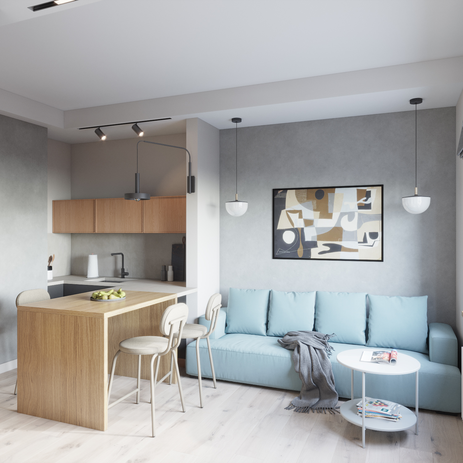 Cell· 现代快节奏生活小公寓设计丨JULIA SIDOROVA-13