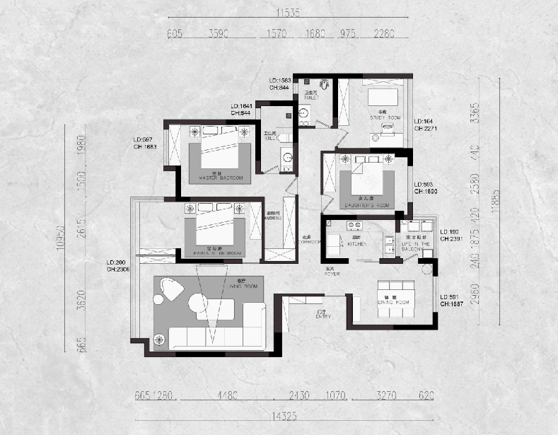 什邡世纪新城 260㎡美式家居,真实生活与设计的完美融合-72