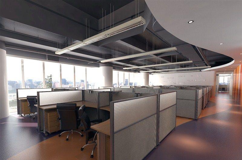 北京CBD现代简约办公空间设计-16